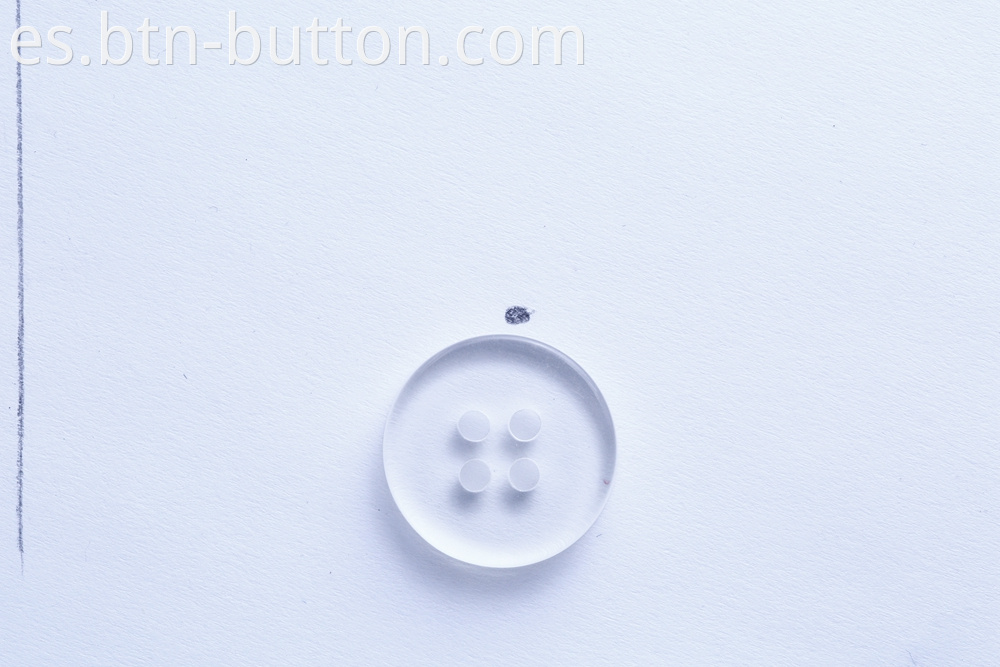 Double flat transparent bottom buttons